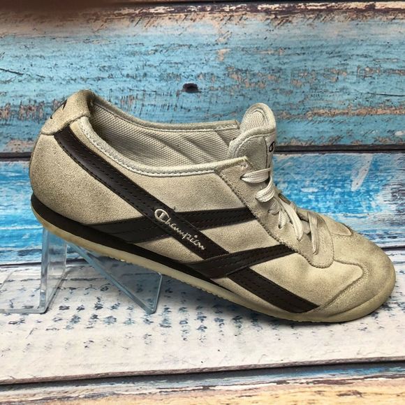 MENS CHAMPION Shoes Tan SIZE US 9 Eur 41.5 UK 7.5 - Picture 3 of 8